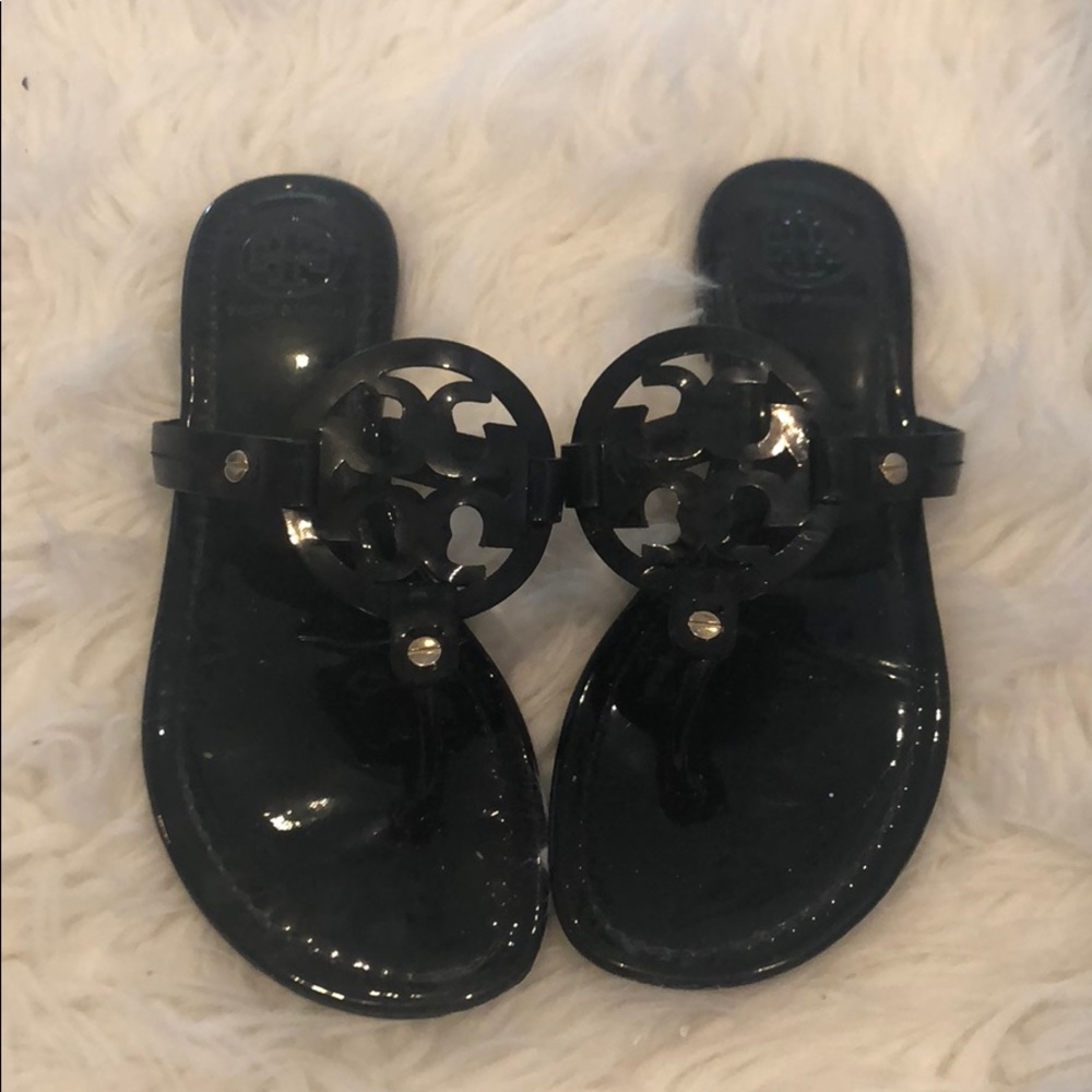 Tory Burch Black Patent Miller 8 1/2